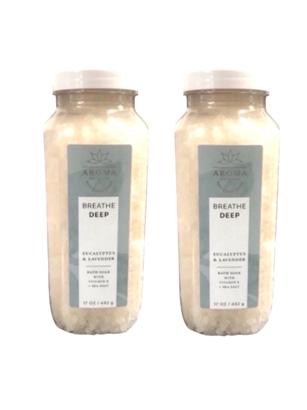 2 Aromatherapy Breathe Deep Eucalyptus and Lavender Bath Soak
